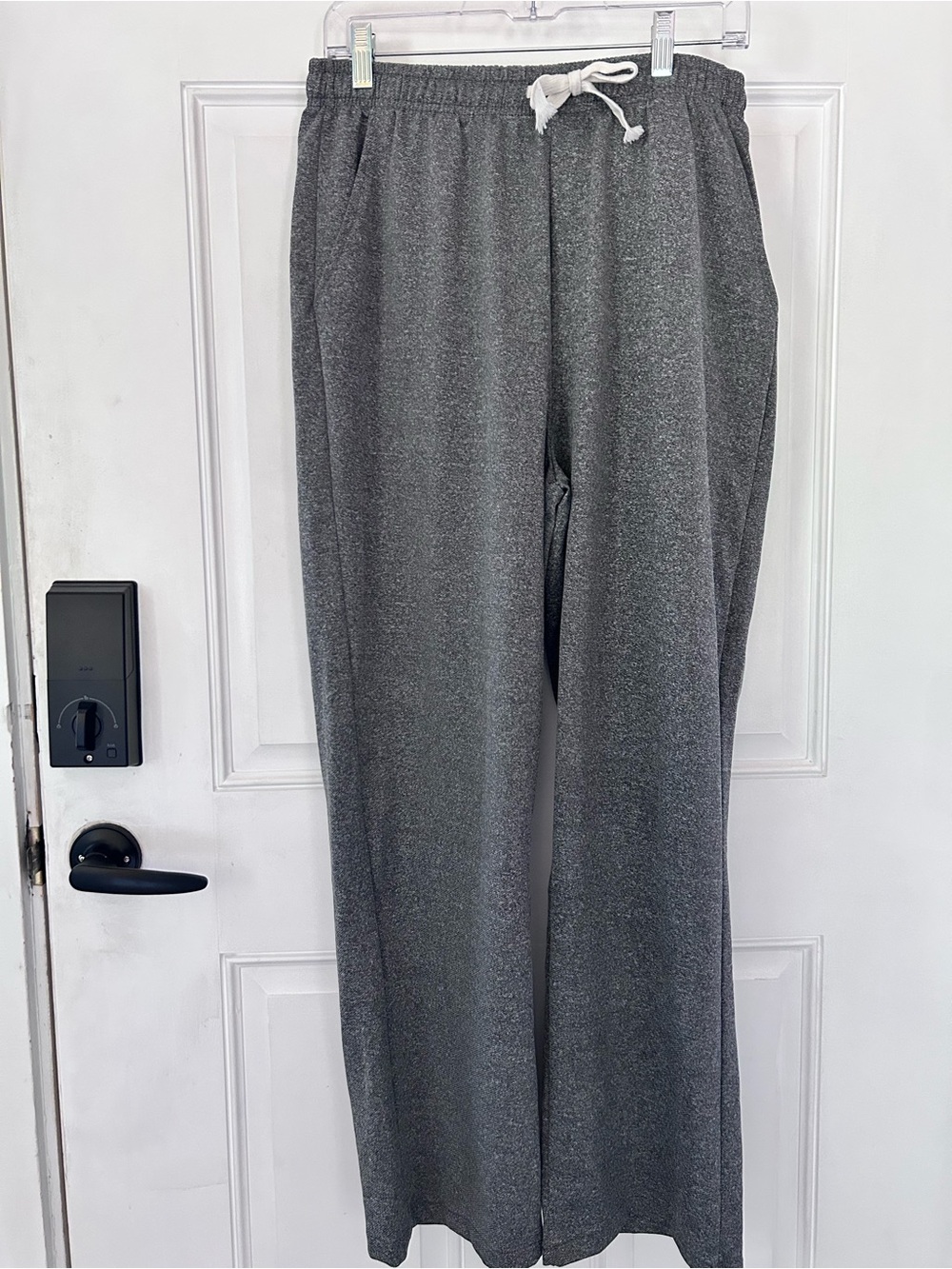 Women's Gray Wide-Leg Lounge Pants